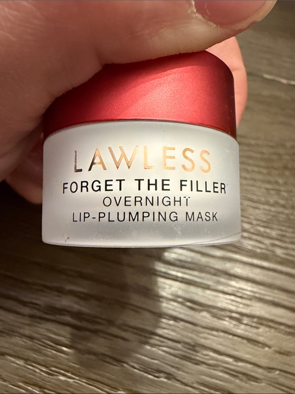 LAWLESS Forget The Filler Overnight Lip-Plumping Mask - Red Cap